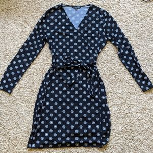 Brooks Brothers 346 Faux Wrap Dress size M